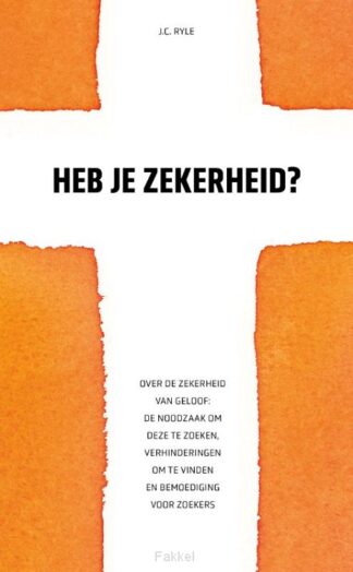 product afbeelding voor: Heb je zekerheid?