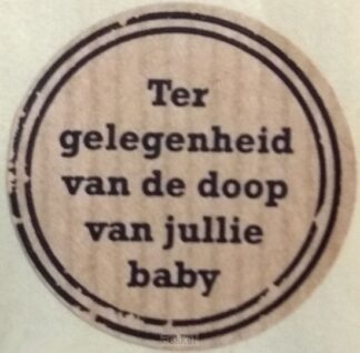 product afbeelding voor: Stickerrol 500 Doop MB07 12-203