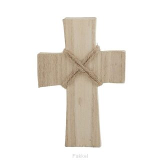 product afbeelding voor: Smal wood cross natural finish