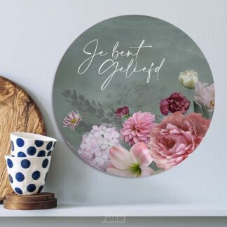 product afbeelding voor: Muurcirkel je bent geliefd