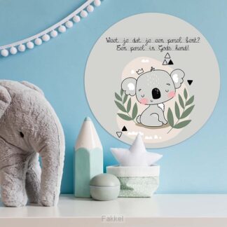 product afbeelding voor: Muurcirkel weet je dat je een parel bent