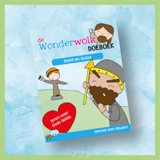 product afbeelding voor: Wonderwolk doeboek - david en goliath