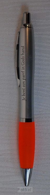 product afbeelding voor: Pen Oranje Je bent een parel in God''s