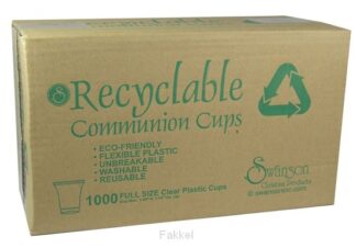 product afbeelding voor: Bekertjes avondmaal 1000 ex kunststof He