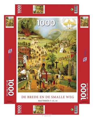 product afbeelding voor: Puzzel brede en smalle weg