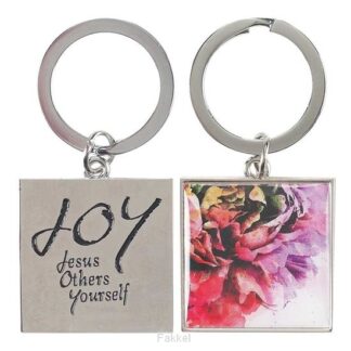 product afbeelding voor: Keyring Metal JOY - Jesus Others Yoursel