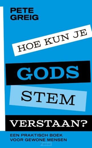 product afbeelding voor: Hoe kun je Gods stem verstaan?