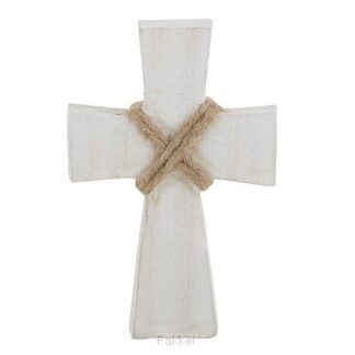product afbeelding voor: Smal wood cross white wash