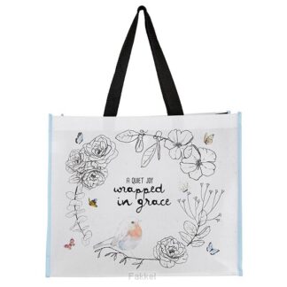 product afbeelding voor: Laminated Tote Bag Wrapped in Grace 40