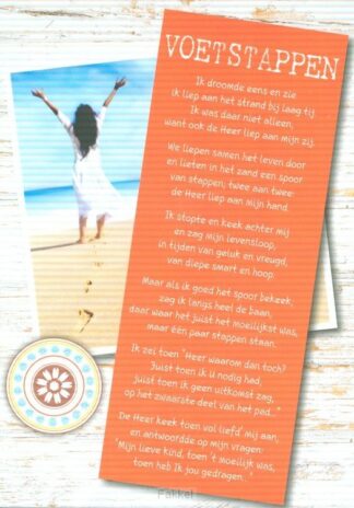 product afbeelding voor: Schrijfblok A6 voetstappen