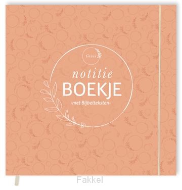 product afbeelding voor: Notitieboekje vintage zalm met bijbeltek