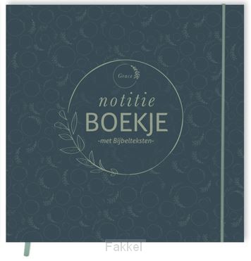 product afbeelding voor: Notitieboekje vintage blauw met bijbelte