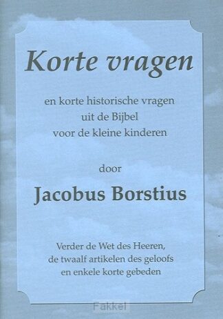 product afbeelding voor: Korte vragen