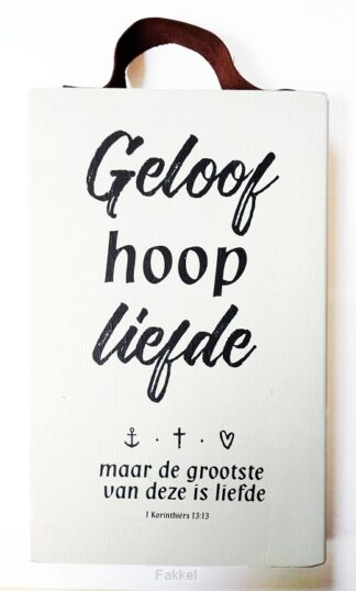 product afbeelding voor: geloof hoop Liefde