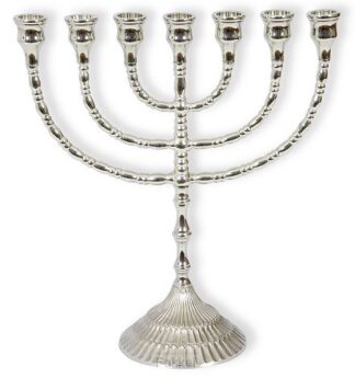 product afbeelding voor: Menorah 29.5cm zilverkleur