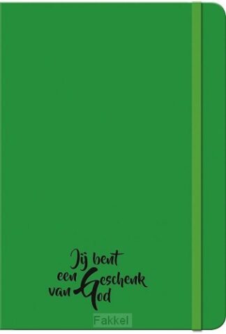 product afbeelding voor: Schrijfboekje groen geschenk van God
