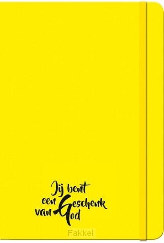 product afbeelding voor: Schrijfboekje geel geschenk van God