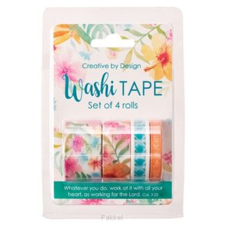 product afbeelding voor: Washi tape - Set of 4 rolls