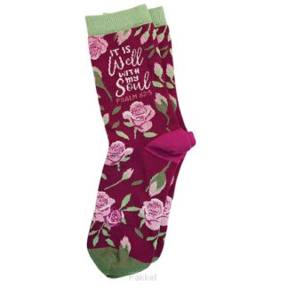 product afbeelding voor: Bless my sole socks It is well