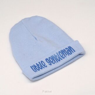 product afbeelding voor: Muts blauw little gentleman