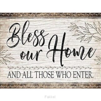 product afbeelding voor: Bless our home 30x70cm square drill