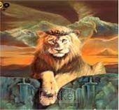 product afbeelding voor: Lion Crown of Thorns 40x50cm-Square