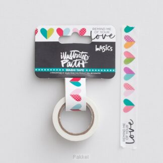 product afbeelding voor: Remind me - Love - Washi tape