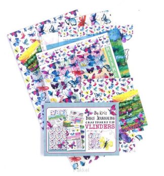 product afbeelding voor: Bijbeljournaling craftpakketje vlinders