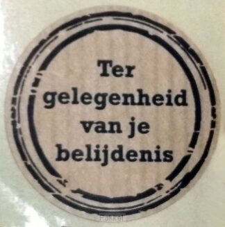 product afbeelding voor: Stickerrol 500 belijdenis MB07 12-203
