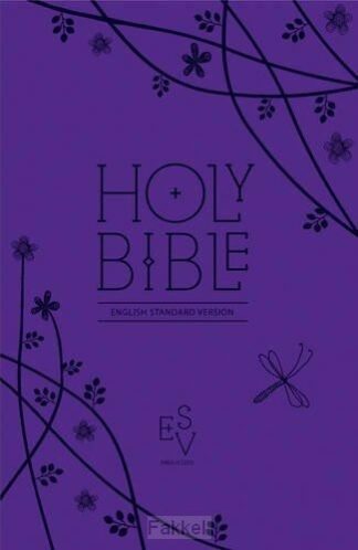product afbeelding voor: ESV comp. gift Bible w. zip Purple Lth.F