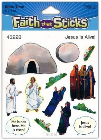 product afbeelding voor: Stickers Jesus is alive