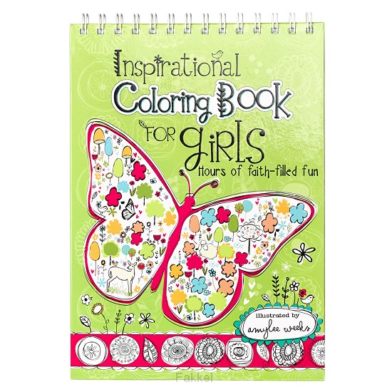 product afbeelding voor: Inspirational Coloring Book for Girls