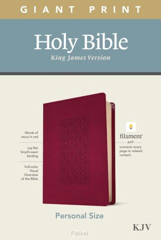 product afbeelding voor: KJV -  Giant print bible - personal ed.