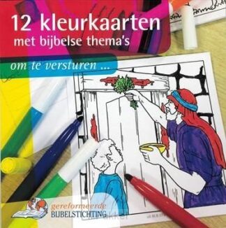 product afbeelding voor: 12 kleurkaarten dl1 met bijbelse thema s