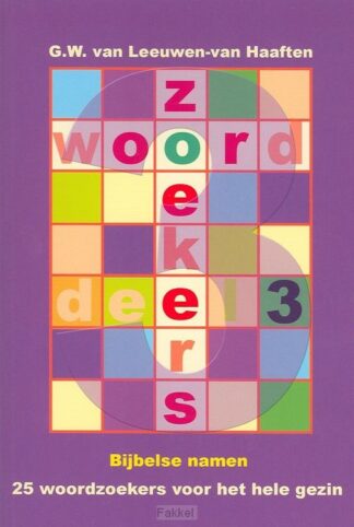 product afbeelding voor: Woordzoekers 3 bijbelse namen