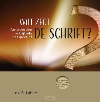 product afbeelding voor: Wat zegt de schrift