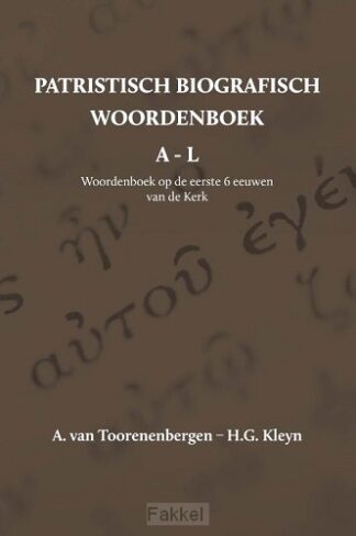 product afbeelding voor: Patristisch Biografisch Woordenboek 1 Le