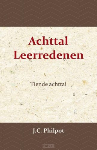 product afbeelding voor: Tiende Achttal Leerredenen