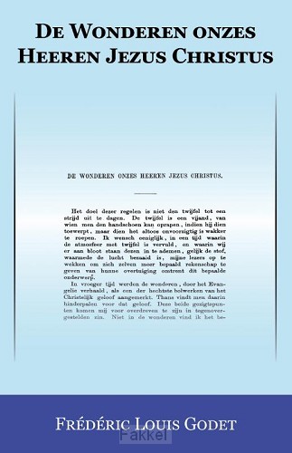 product afbeelding voor: De Wonderen onzes Heeren Jezus Christus