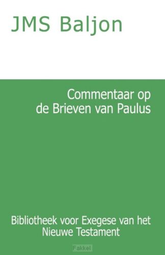 product afbeelding voor: Commentaar op de Brieven van Paulus