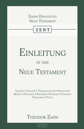 product afbeelding voor: Einleitung in das Neue Testament