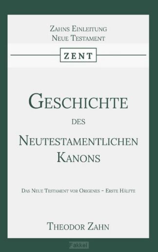 product afbeelding voor: Geschichte des Neutestamentlichen Kanons