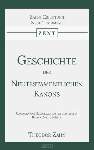 product afbeelding voor: Geschichte des Neutestamentlichen Kanons