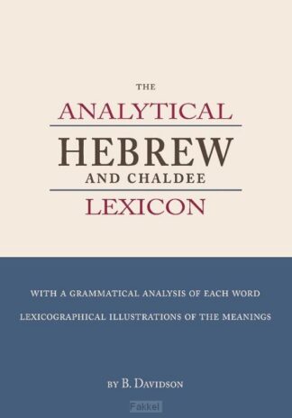 product afbeelding voor: The Analytical Hebrew and Chaldee Lexico