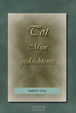 product afbeelding voor: Tot Mijn gedachtenis