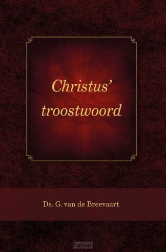 product afbeelding voor: Christus' troostwoord
