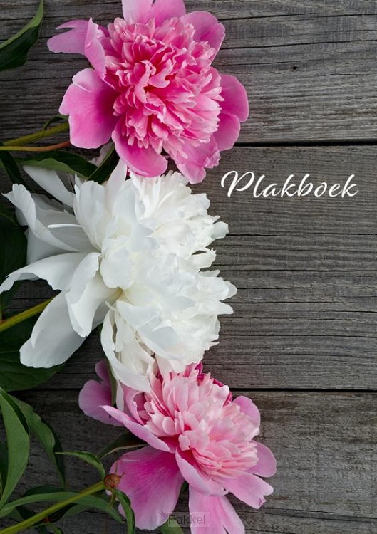 product afbeelding voor: Plakboek pioenroos