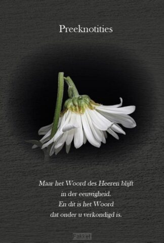 product afbeelding voor: Preeknotities het verkondigde woord