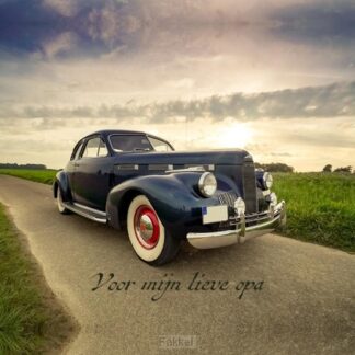 product afbeelding voor: Notitieboek oldtimer + pen