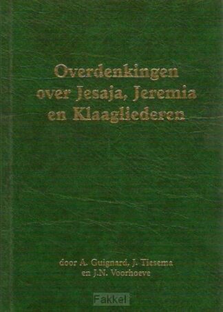 product afbeelding voor: Overdenkingen over jesaja jeremia klaagl